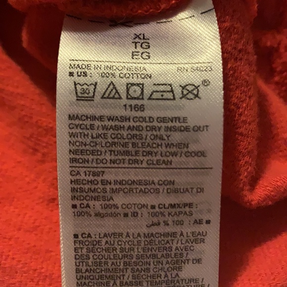 Orange t-shirt from Old Navy, XL. - Picture 4 of 4